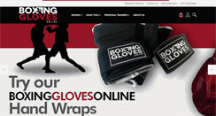 Desktop Screenshot of boxingglovesonline.com.au